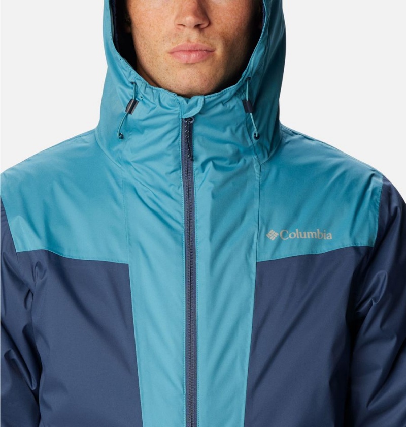 Columbia Wallowa Park Interchange Men's 3 In 1 Jackets Navy | VDCBUW-179