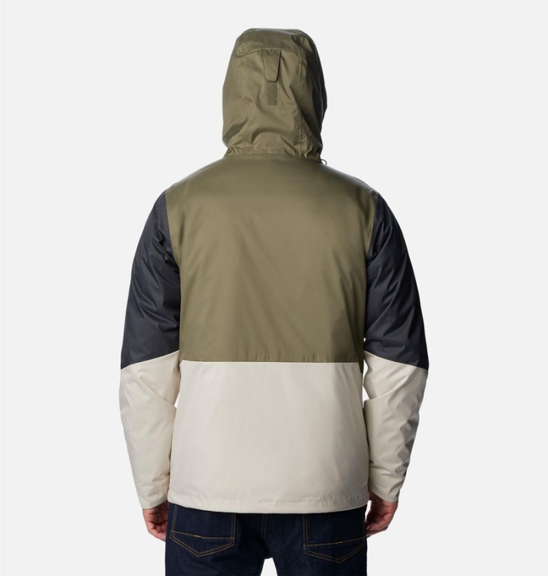 Columbia Wallowa Park Interchange Men's 3 In 1 Jackets Olive | SGJTQV-874