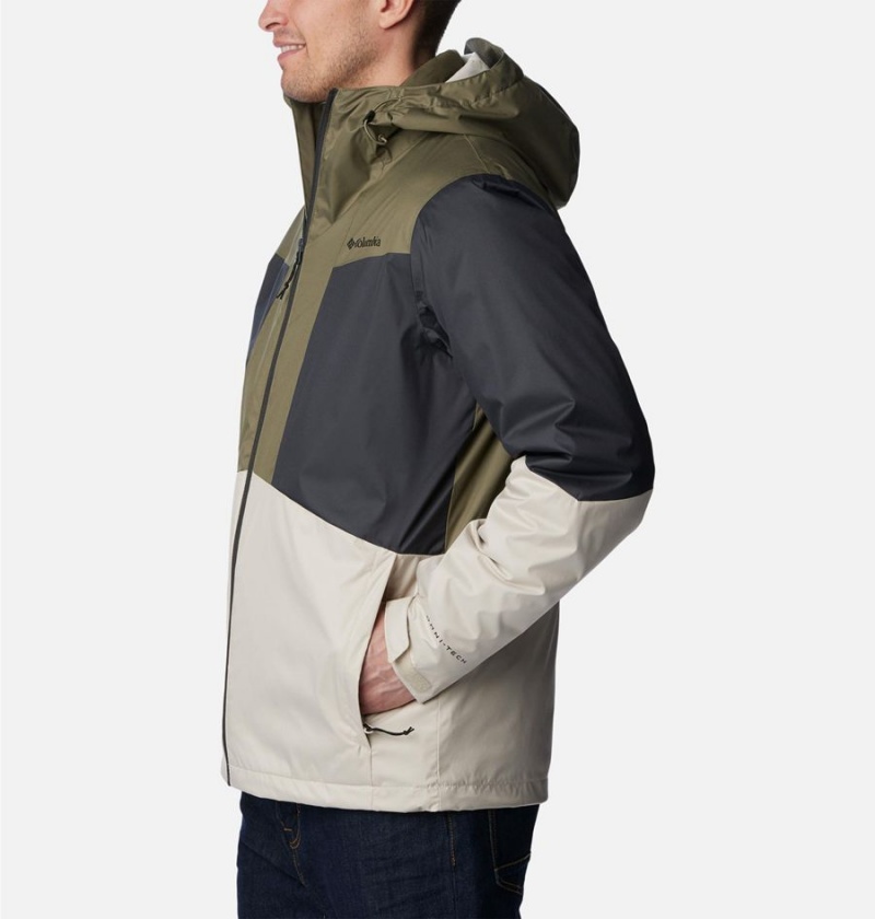 Columbia Wallowa Park Interchange Men's 3 In 1 Jackets Olive | SGJTQV-874