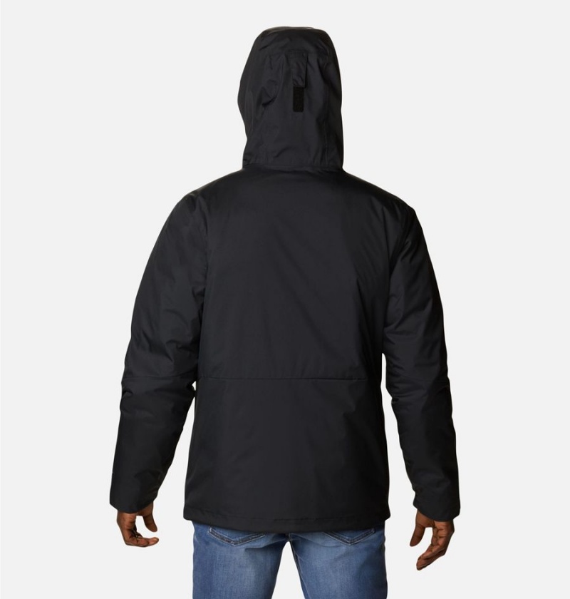 Columbia Wallowa Park Interchange Men's 3 In 1 Jackets Black | DBZHVI-704
