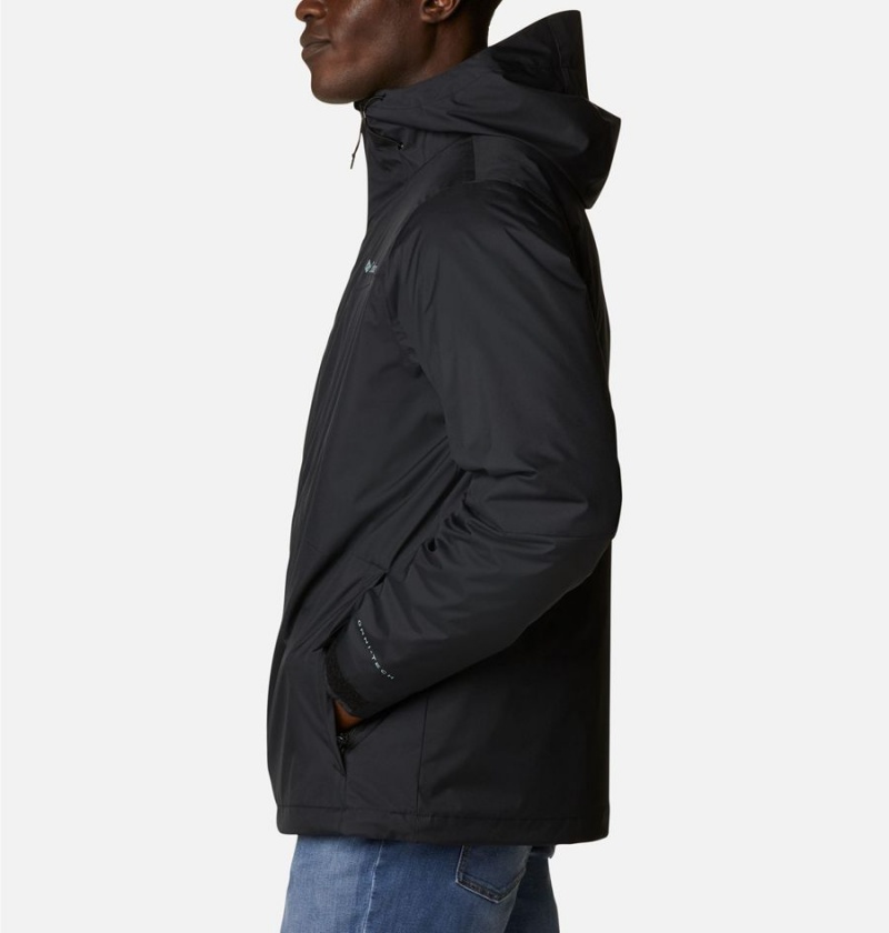 Columbia Wallowa Park Interchange Men's 3 In 1 Jackets Black | DBZHVI-704