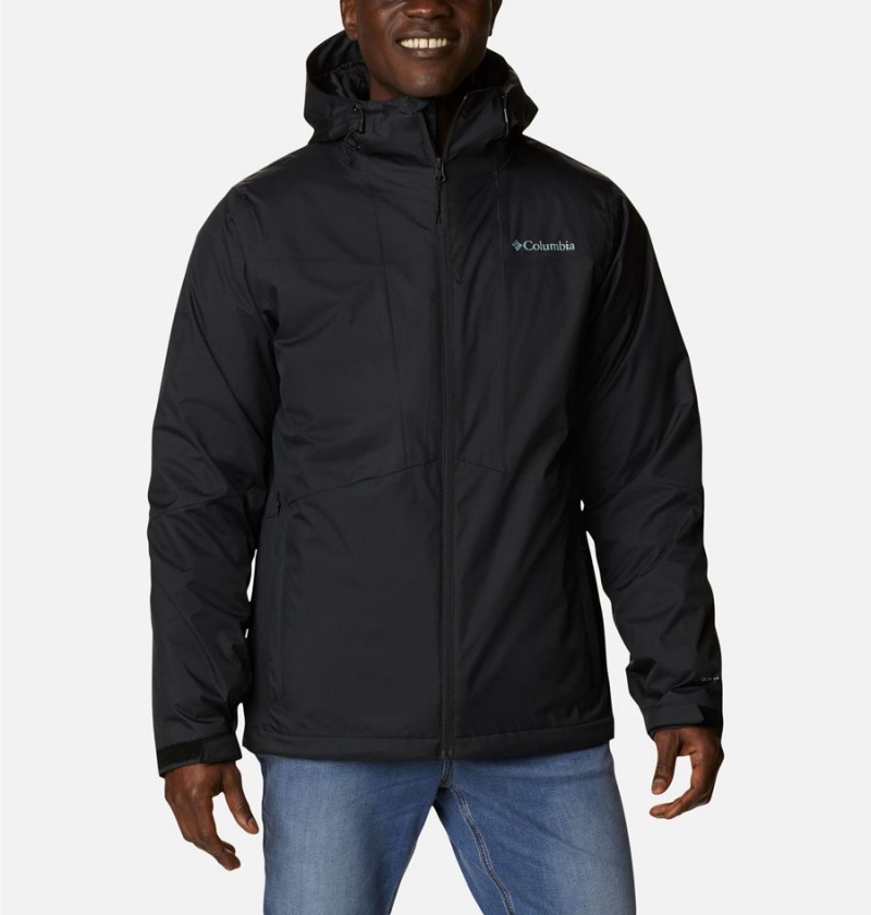 Columbia Wallowa Park Interchange Men\'s 3 In 1 Jackets Black | DBZHVI-704
