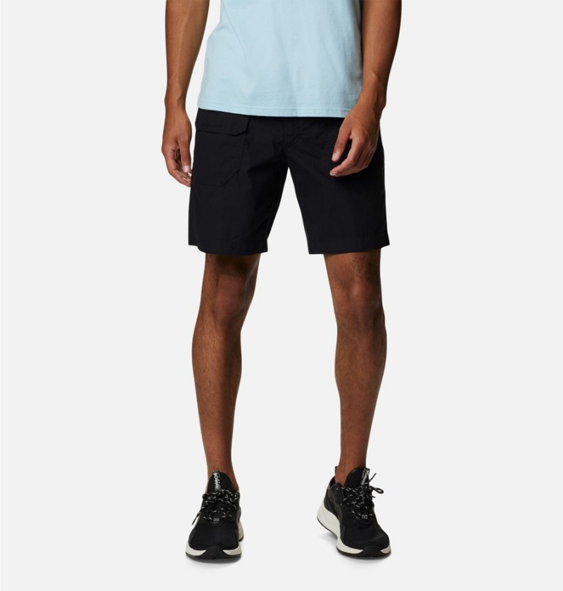 Columbia Washed Out Cargo Men\'s Shorts Black | EXPTCK-968