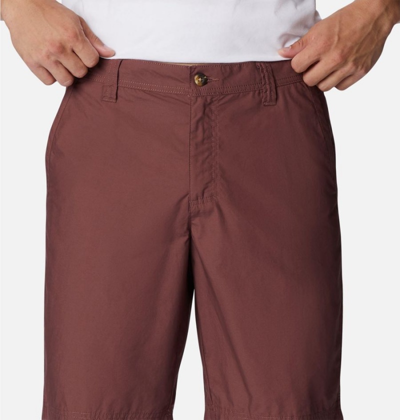 Columbia Washed Out Men's Shorts Brown | AIDPJH-359