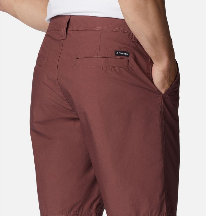 Columbia Washed Out Men's Shorts Brown | AIDPJH-359