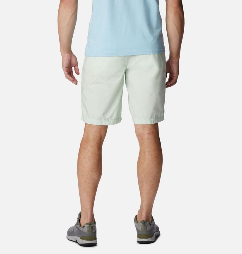 Columbia Washed Out Men's Shorts Green | LNQZTC-725