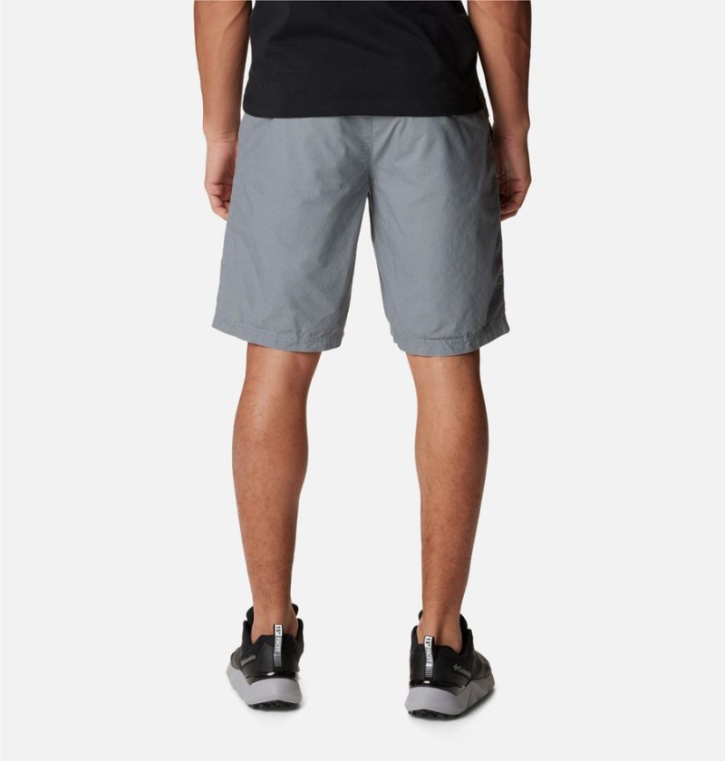 Columbia Washed Out Men's Shorts Grey | PHQBRC-742