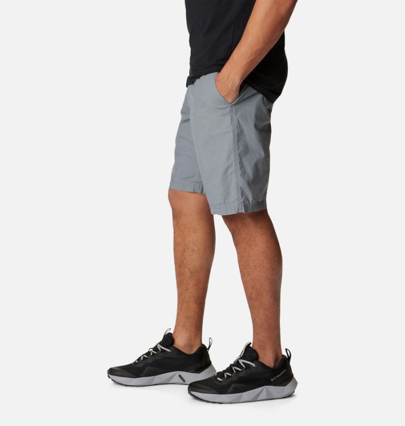 Columbia Washed Out Men's Shorts Grey | PHQBRC-742