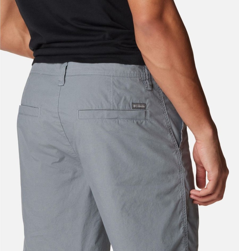 Columbia Washed Out Men's Shorts Grey | PHQBRC-742