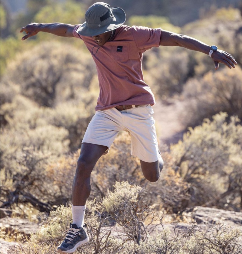 Columbia Washed Out Men's Shorts Khaki | MKZOCS-148
