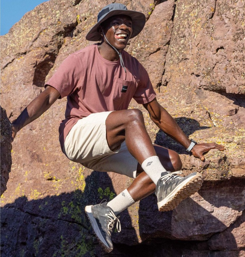 Columbia Washed Out Men's Shorts Khaki | MKZOCS-148