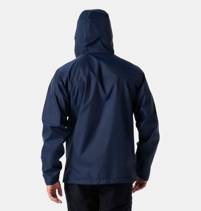 Columbia Watertight II Men's Rain Jacket Navy | PNBUAY-418