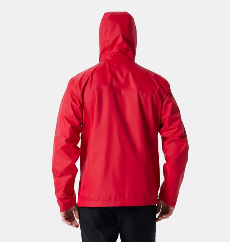 Columbia Watertight II Men's Rain Jacket Red | PXJEDZ-402
