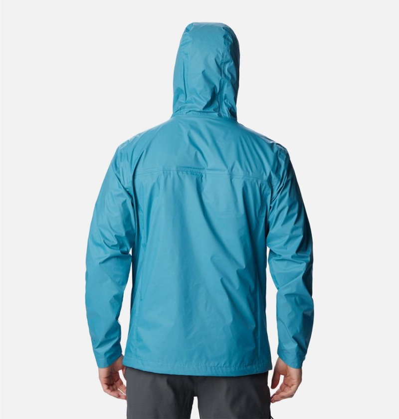 Columbia Watertight II Men's Rain Jacket Blue | KDMIJR-370
