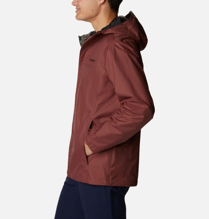 Columbia Watertight II Men's Rain Jacket Brown | QVDLNA-056