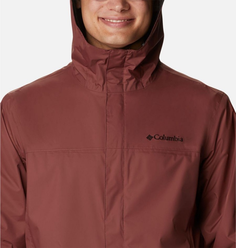 Columbia Watertight II Men's Rain Jacket Brown | QVDLNA-056