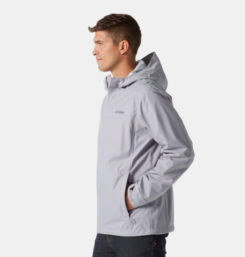 Columbia Watertight II Men's Rain Jacket Grey | EUXKIY-483