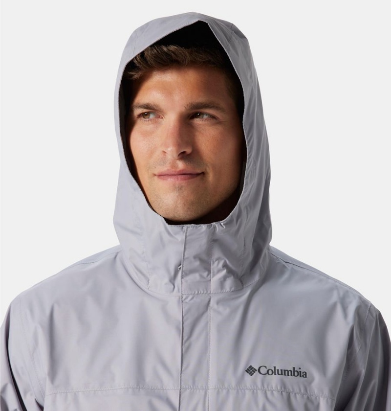 Columbia Watertight II Men's Rain Jacket Grey | EUXKIY-483