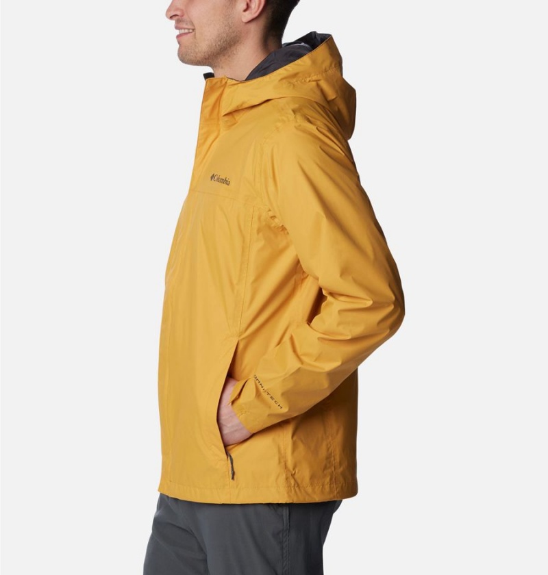 Columbia Watertight II Men's Rain Jacket Yellow | ORSQIU-910