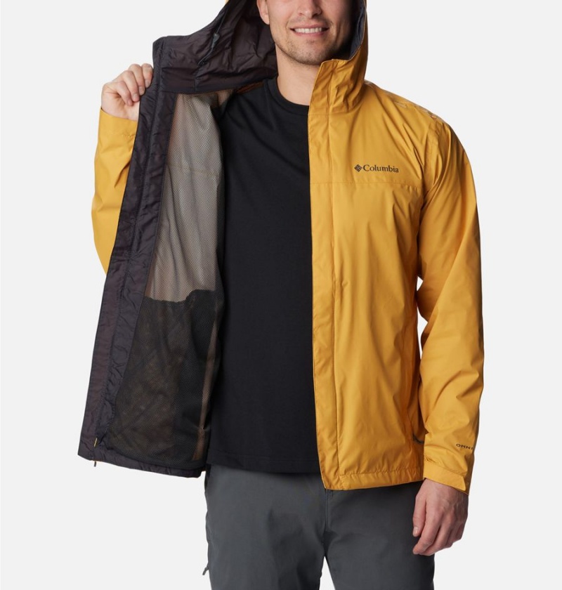 Columbia Watertight II Men's Rain Jacket Yellow | ORSQIU-910