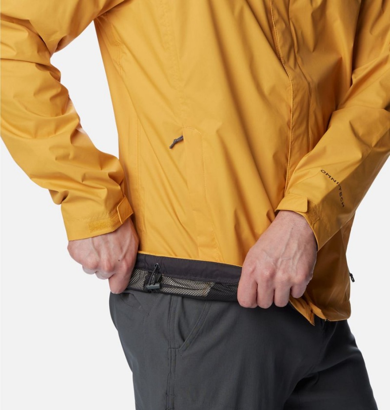 Columbia Watertight II Men's Rain Jacket Yellow | ORSQIU-910