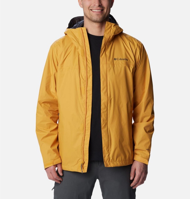 Columbia Watertight II Men's Rain Jacket Yellow | ORSQIU-910