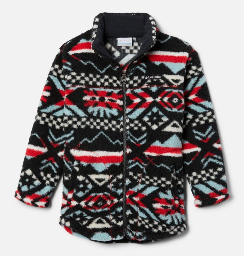 Columbia West Bend Full Zip Fleece Kids\' Jacket Black | QEXBMI-425