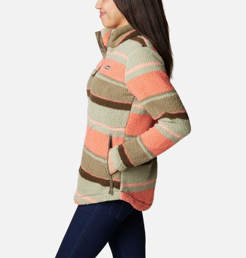 Columbia West Bend Full Zip Women's Fleece Jacket Green | BPNSLE-465