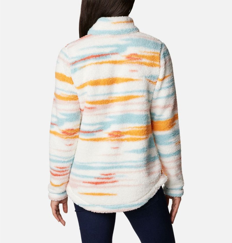 Columbia West Bend Full Zip Women's Fleece Jacket White | LSGVJY-352