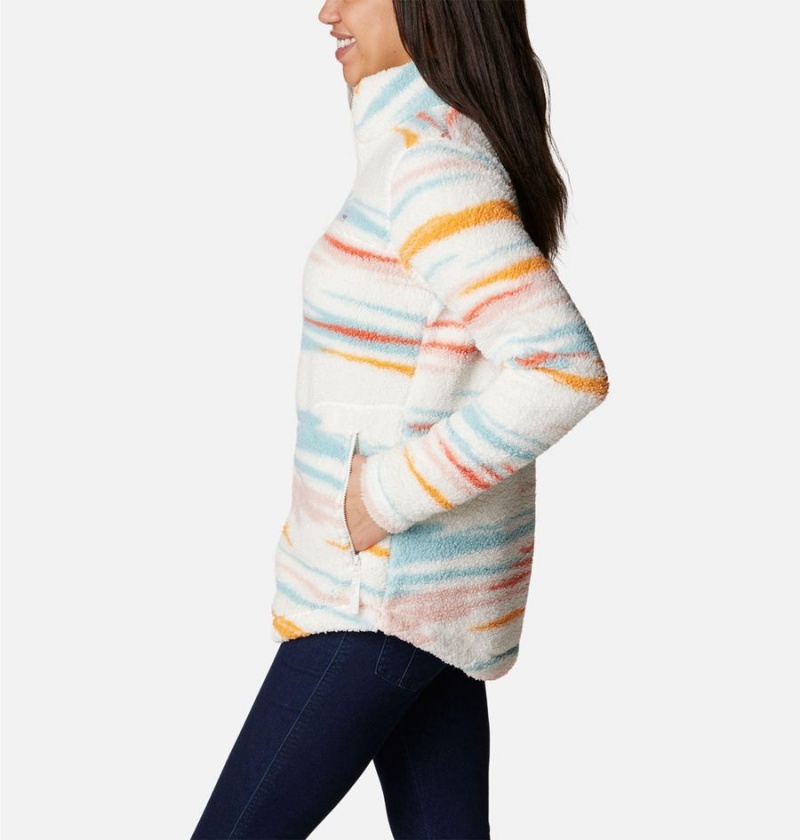 Columbia West Bend Full Zip Women's Fleece Jacket White | LSGVJY-352
