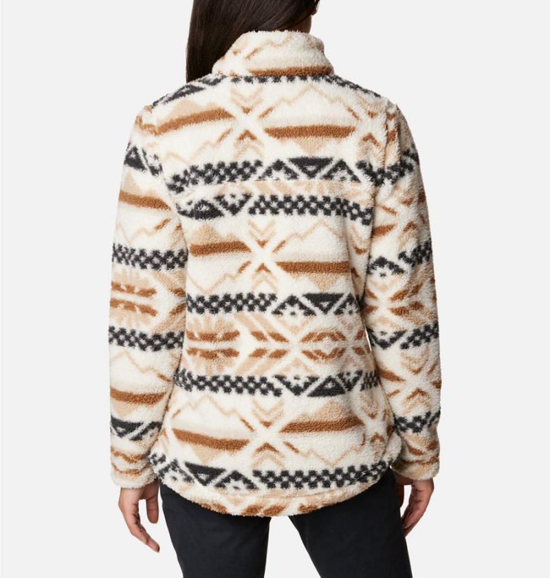 Columbia West Bend Full Zip Women's Fleece Jacket White | TVHOMB-724