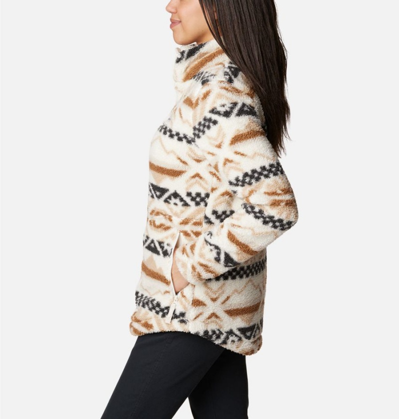 Columbia West Bend Full Zip Women's Fleece Jacket White | TVHOMB-724