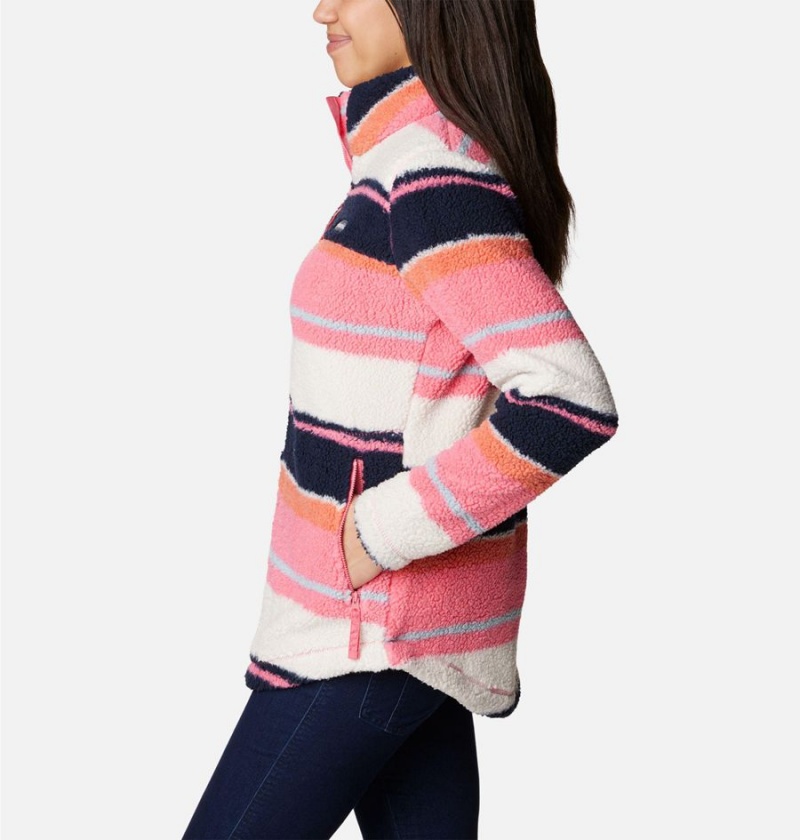 Columbia West Bend Full Zip Women's Fleece Jacket Pink | KXUCMO-789