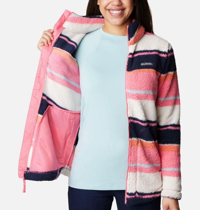 Columbia West Bend Full Zip Women's Fleece Jacket Pink | KXUCMO-789
