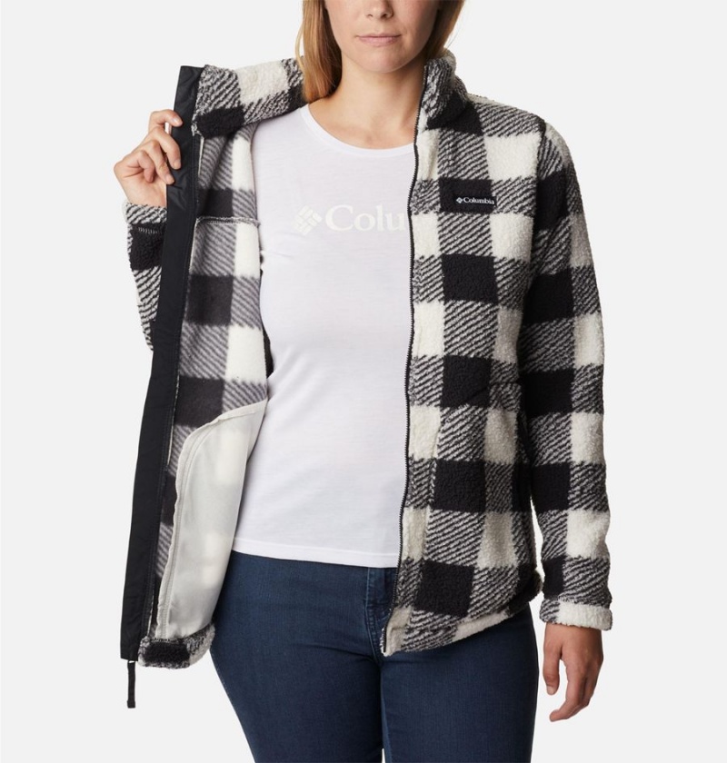 Columbia West Bend Full Zip Women's Fleece Jacket Black | TYIWCH-265