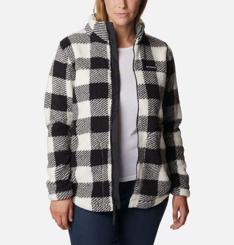 Columbia West Bend Full Zip Women's Fleece Jacket Black | TYIWCH-265
