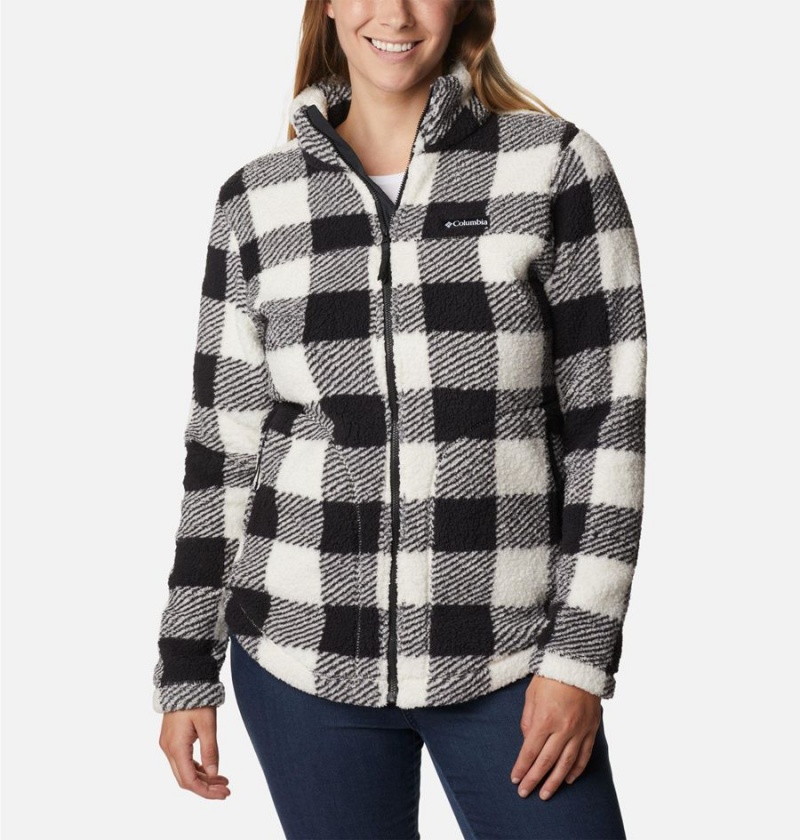 Columbia West Bend Full Zip Women\'s Fleece Jacket Black | TYIWCH-265