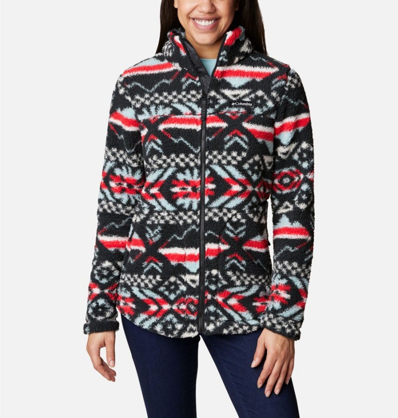 Columbia West Bend Full Zip Women\'s Fleece Jacket Red | LCZINA-267