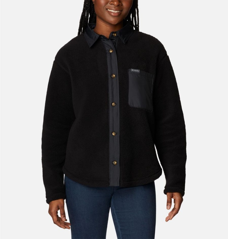 Columbia West Bend Jacket Women's Shirt Black | LVKQWY-236