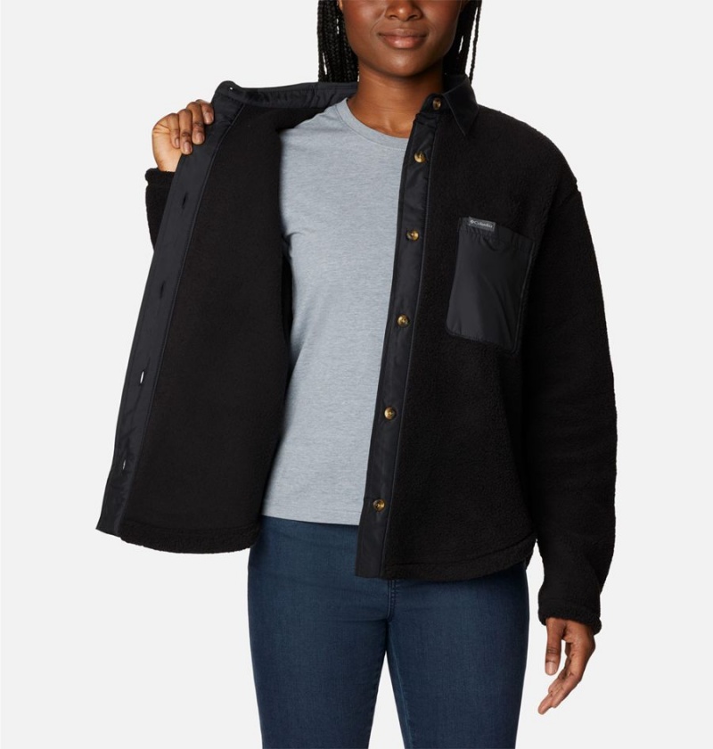 Columbia West Bend Jacket Women's Shirt Black | LVKQWY-236