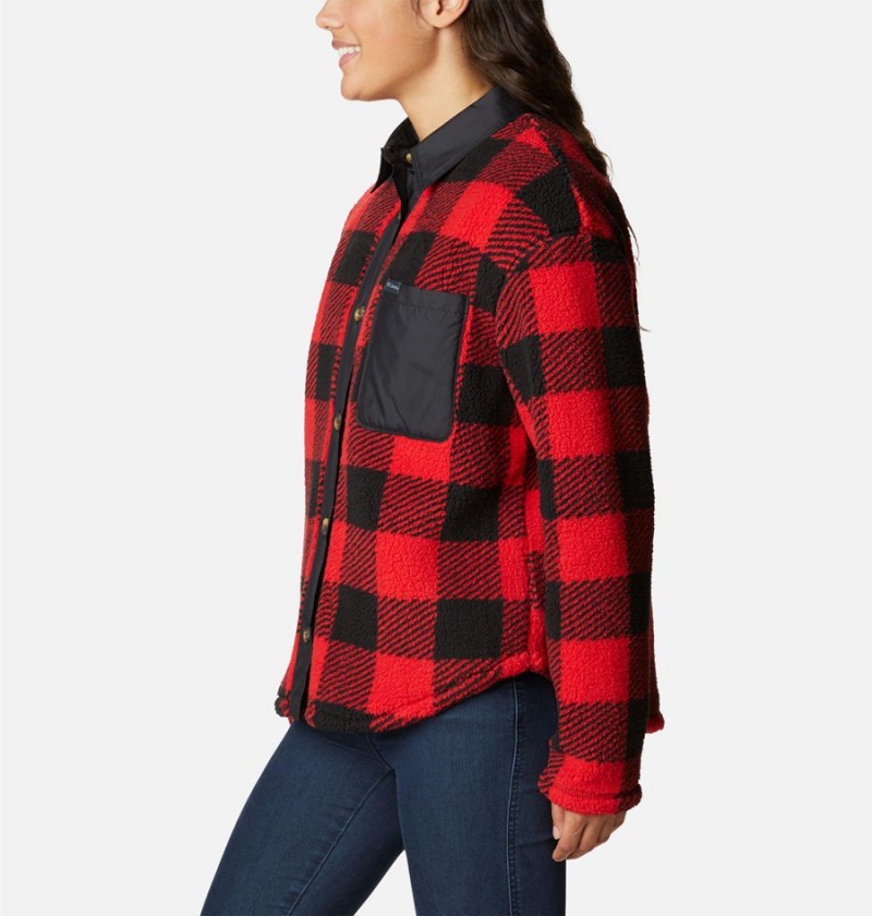 Columbia West Bend Jacket Women's Shirt Red | GVWEUA-361