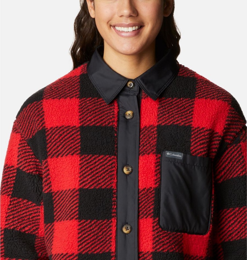 Columbia West Bend Jacket Women's Shirt Red | GVWEUA-361