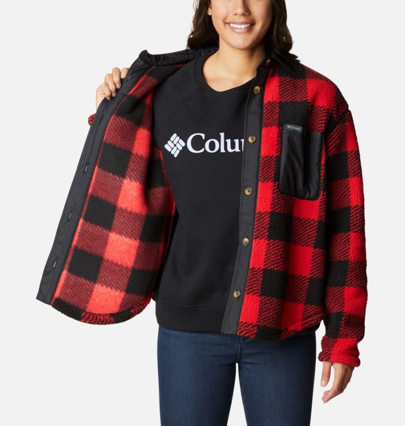 Columbia West Bend Jacket Women's Shirt Red | GVWEUA-361