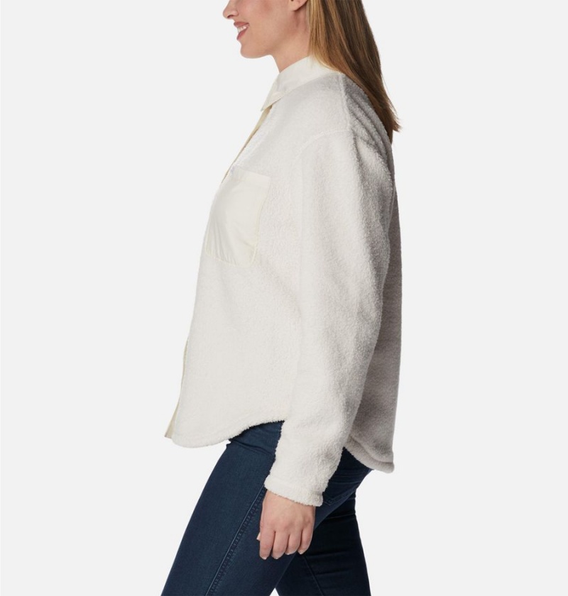 Columbia West Bend Jacket Women's Shirt White | UEKZMJ-791