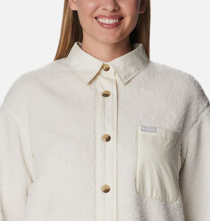 Columbia West Bend Jacket Women's Shirt White | UEKZMJ-791