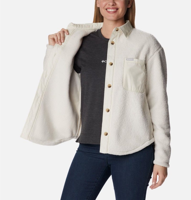 Columbia West Bend Jacket Women's Shirt White | UEKZMJ-791