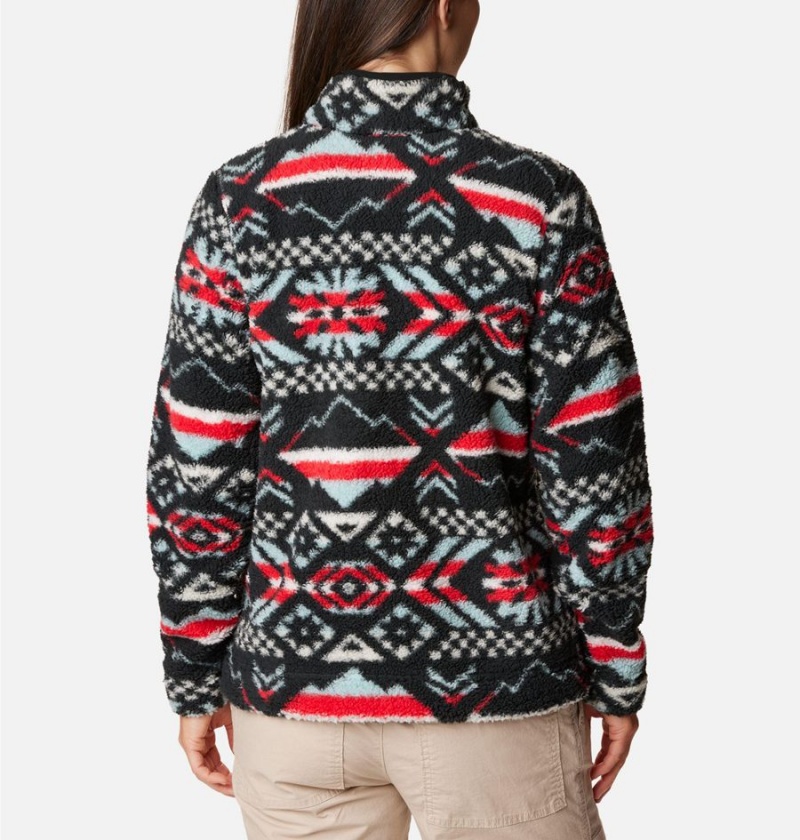 Columbia West Bend Quarter Zip Fleece Women's Pullover Red | DFSPZR-179