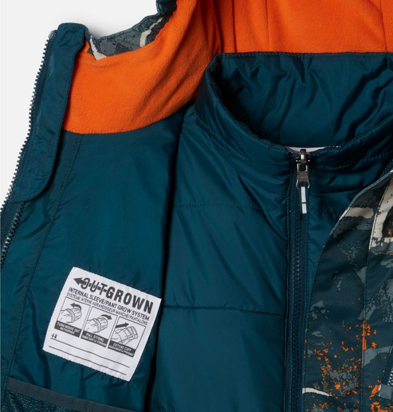 Columbia Whirlibird II Interchange Kids' Jacket Turquoise | PJUVCE-607