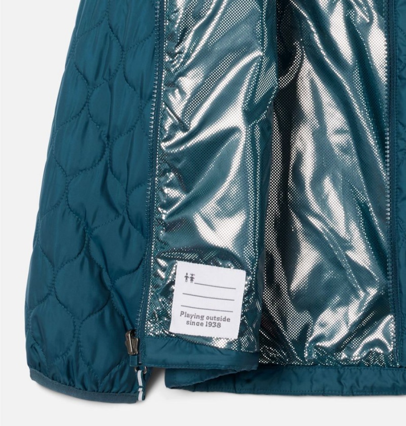 Columbia Whirlibird II Interchange Kids' Jacket Turquoise | TLQPJU-137