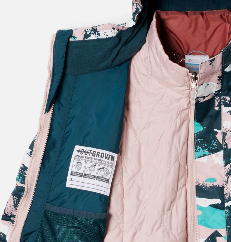 Columbia Whirlibird II Interchange Kids' Jacket Pink | CAKSYF-709